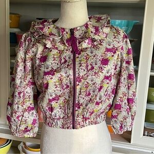 Forever 21 Twist Floral Jacket - Size Small